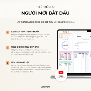 Alternative view of Quản lý ngân sách/chi tiêu đơn giản spreadsheet template