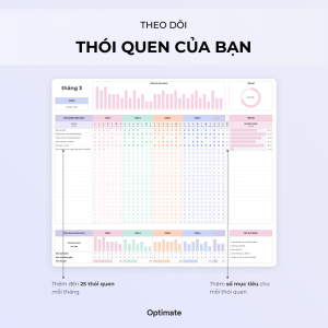 Alternative view of Theo dõi thói quen hằng tháng