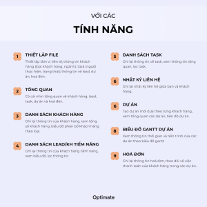 Alternative view of Quản lý khách hàng, lead, task, nhật kí liên hệ, dự án & hoá đơn spreadsheet template
