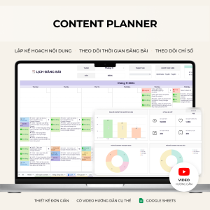 Content Planner – Lập kế hoạch bài đăng – Google Sheets Template