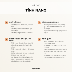 Alternative view of Học từ vựng & mọi thứ với Spaced Repetition – Google Sheets Template